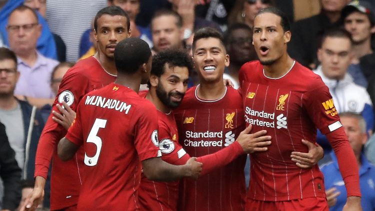 Jubel an der Stamford Bridge: Roberto Firmino hat soeben das zweite Tor für den FC Liverpool erzielt. 