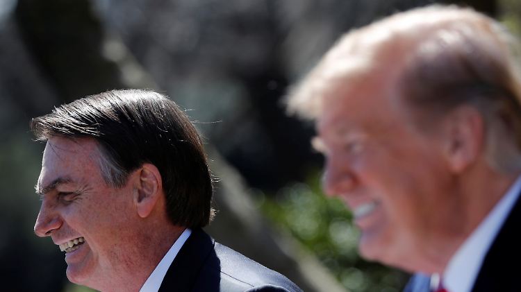 "Die Zukunft gehört den Patrioten", darin sind sich US-Präsident Donald Trump und sein brasilianischer Amtskollege Jair Bolsonaro einig.