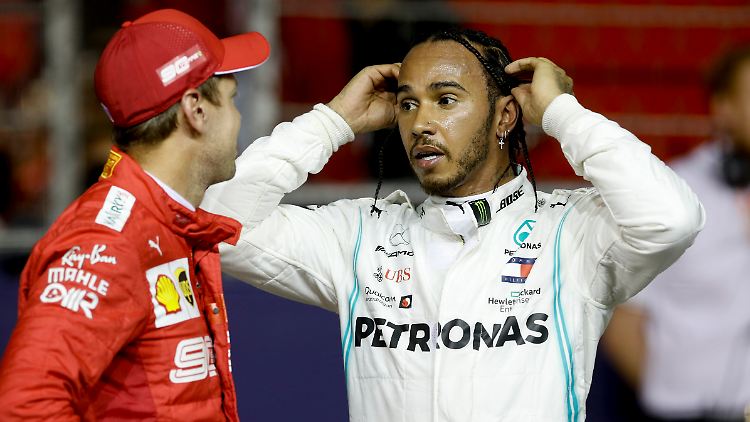 Lewis Hamilton sieht, dass sie es bei Ferrari gerade sehr gut machen.