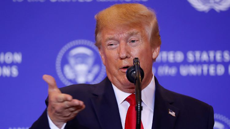 US-Präsident Trump wirft den Demokraten eine "Hexenjagd" vor.