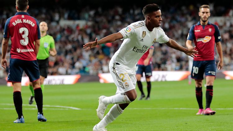 Rodrygo machte in der 72. Minute den Sieg für Real gegen Osasuna perfekt.