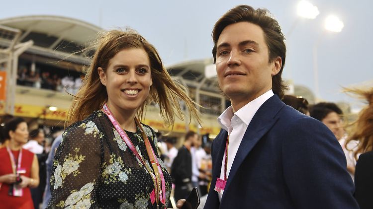 Steuern den Hafen der Ehe an: Prinzessin Beatrice und Edoardo Mapelli Mozzi.