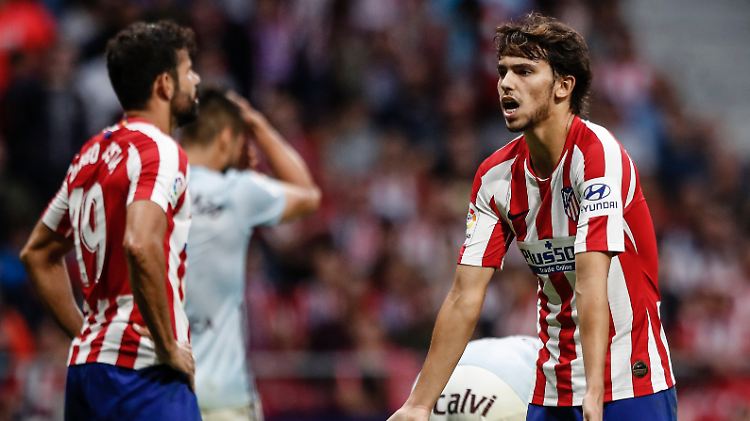 Das Zusammenspiel von Diego Costa (l.) und João Félix funktioniert noch nicht.