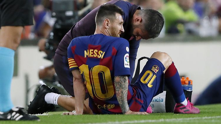 Leider verletzt: Lionel Messi.