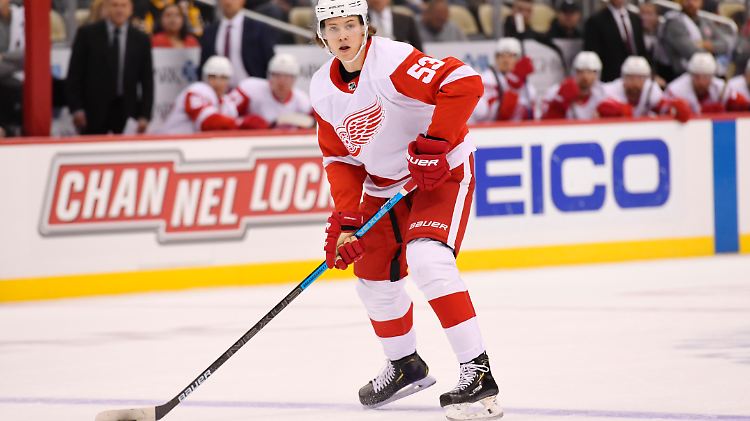Moritz Seider muss zunächst im Farmteam der Detroit Red Wings spielen.