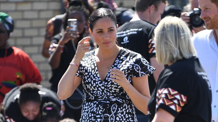 Herzogin Meghan ist in Südafrika geblieben, während ihr Mann unter anderem Malawi besucht.