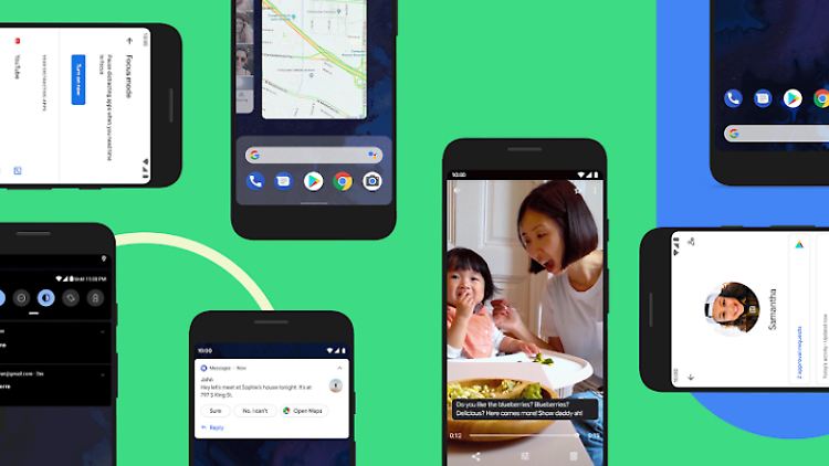 Android 10 bringt unter anderem einen Dunkelmodus und eine Gesten-Steuerung auf Smartphones.