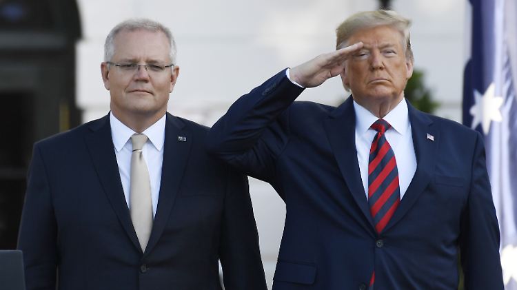 Die USA seien der wichtigste Verbündete Australiens, sagt Premierminister Morrison. 