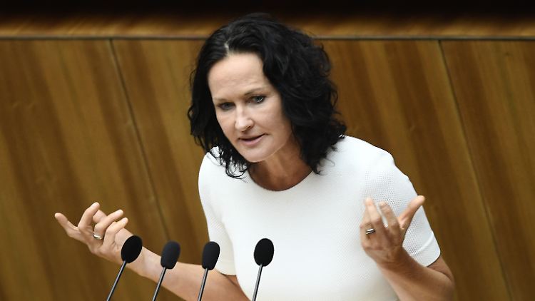 Eva Glawischnig kämpft gegen Kommentare, in denen sie beschimpft wird.