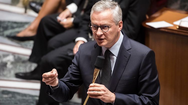 Frankreichs Finanzminister Bruno Le Maire droht den USA mit Sanktionen.