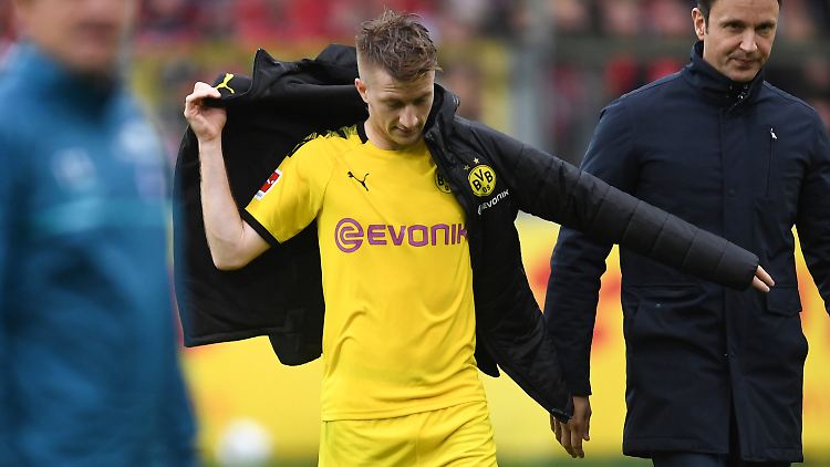 Am liebsten ganz schnell weg: Marco Reus.