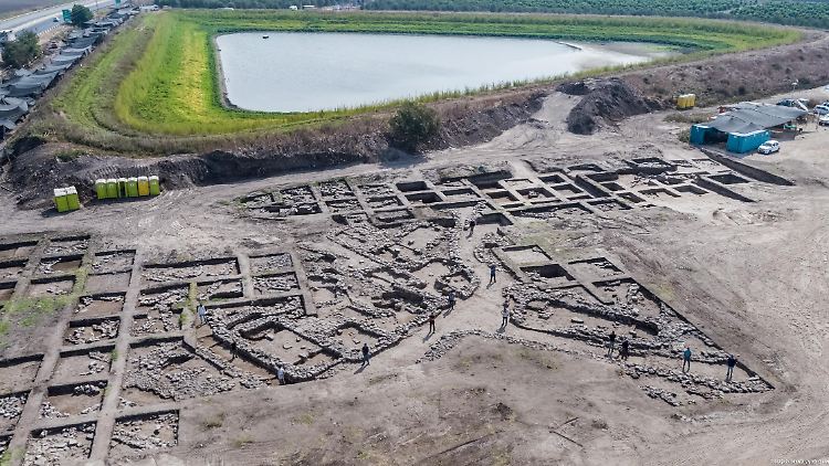 Ausgrabungsstätte En Esur bei Haifa: 6000 Menschen sollen hier vor 5000 Jahren gelebt haben. 