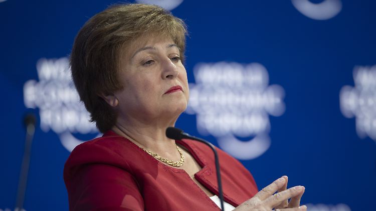 Kristalina Georgiewa leitet den IWF seit dem 1. Oktober.