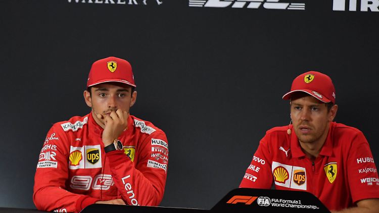 Leclerc und Vettel arbeiten zurzeit in einer angespannte Koexistenz.