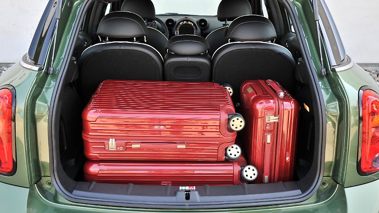 Dank eines 350 Liter fassenden Kofferraums ist der Mini Countryman durchaus alltagstauglich.