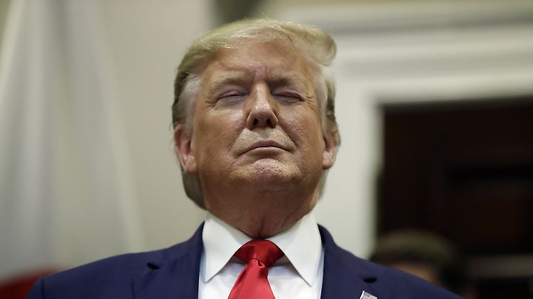 "Nun, sie werden nach Europa fliehen. Dort wollen sie hin", sagt US-Präsident Trump.