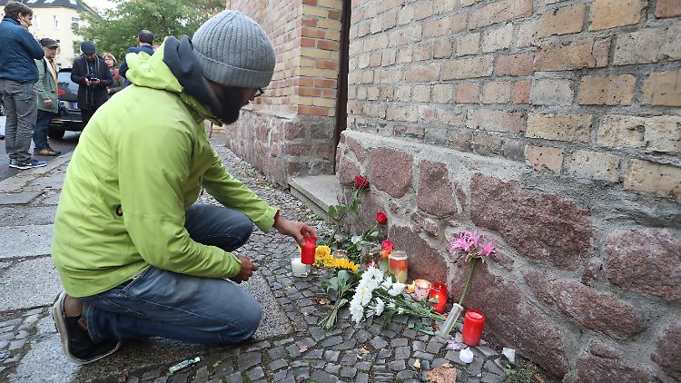 Zwei Menschen kamen bei der Tat in Halle ums Leben