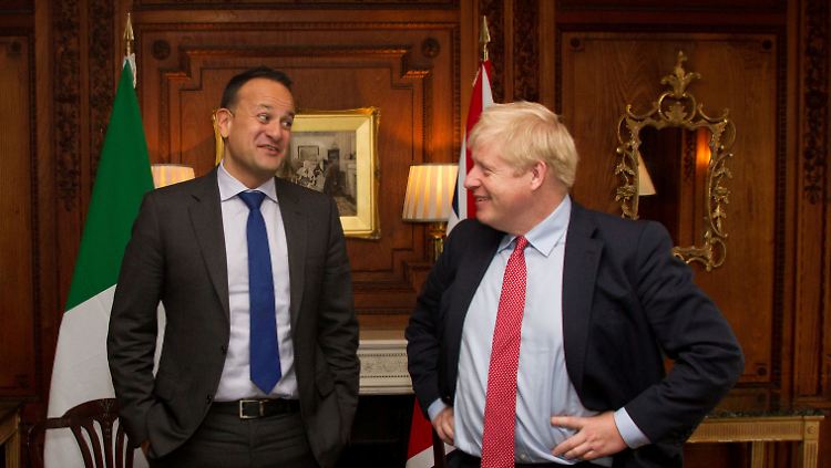 Sind sich offenbar doch einig: Leo Varadkar und Amtskollege Boris Johnson.