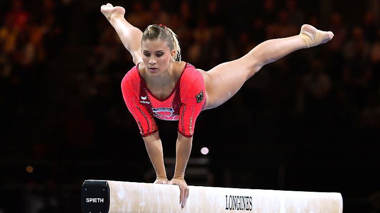 Platz sechs im siebten Mehrkampf-Finale bei ihrer achten WM: Elisabeth Seitz.