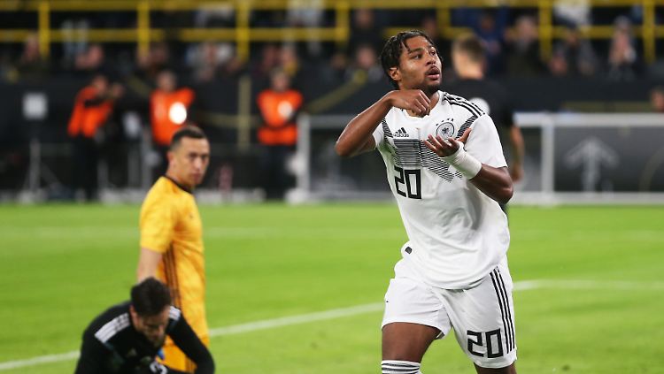 Hat einen Lauf: Trifft ein "lockerer" Gnabry auch gegen Estland?