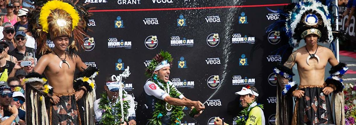 Nur der Sektkorken fliegt schneller durch die hawaiianische Mittagsluft als Jan Frodeno.