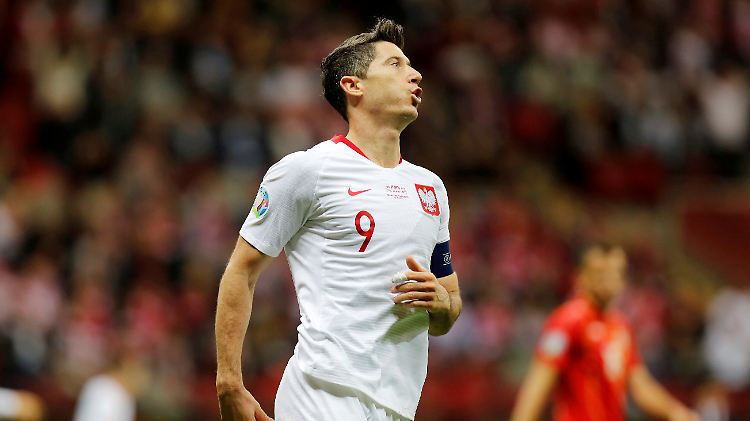 Robert Lewandowski fährt mit seinen Polen zur Fußball-Europameisterschaft.