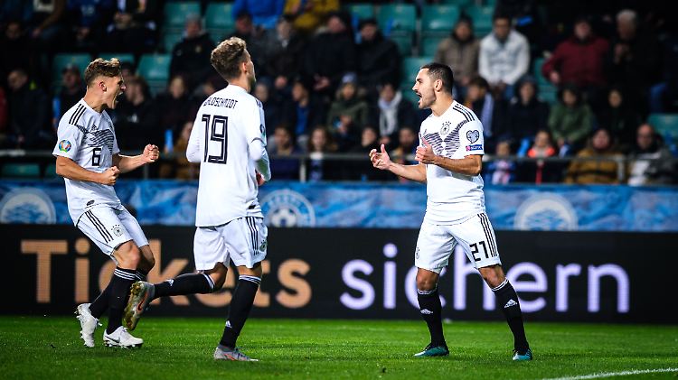 Sportlich war Ilkay Gündogan in Estland kein Vorwurf zu machen. Der Mittelfeldspieler traf selbst doppelt und bereitete das dritte deutsche Tor für Timo Werner vor.