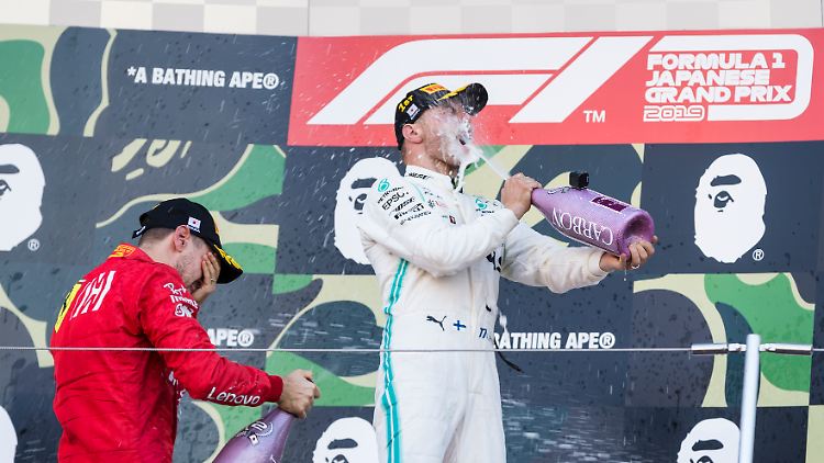 Sebastian Vettel vergeigte den Start in Suzuka - und kam danach gegen den "Killerinstinkt" von Valtteri Bottas nicht mehr an.