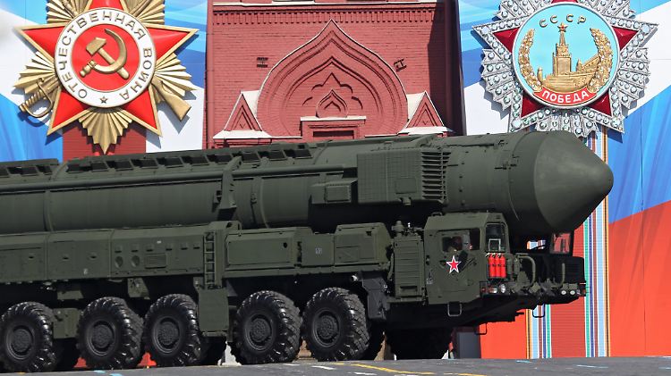 Russische Interkontinentalrakete.