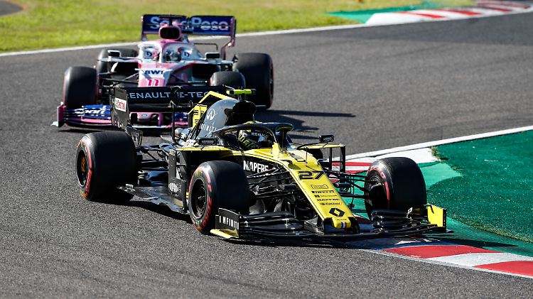 Das Racing-Point-Team um Sergio Perez wirft Renault mit Nico Hülkenberg vor, illegale Hilfsmittel eingesetzt zu haben.