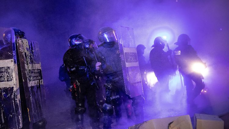 Auslöser der Proteste war ein Urteil gegen neun prominente katalanische Unabhängigkeitsbefürworter.