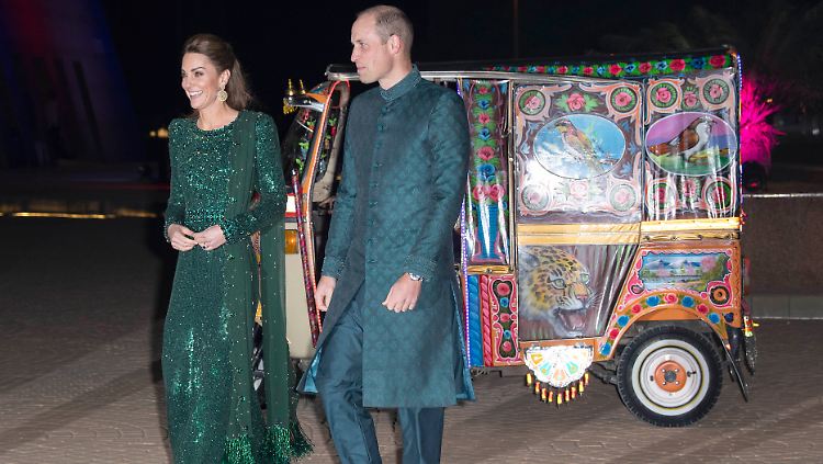 Schickes Auto, schicke Klamotten: Prinz William und Herzogin Kate.