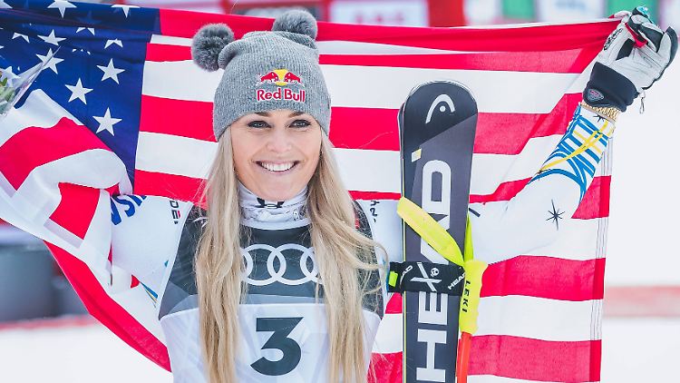 Lindsey Vonn fährt wieder Skirennen.