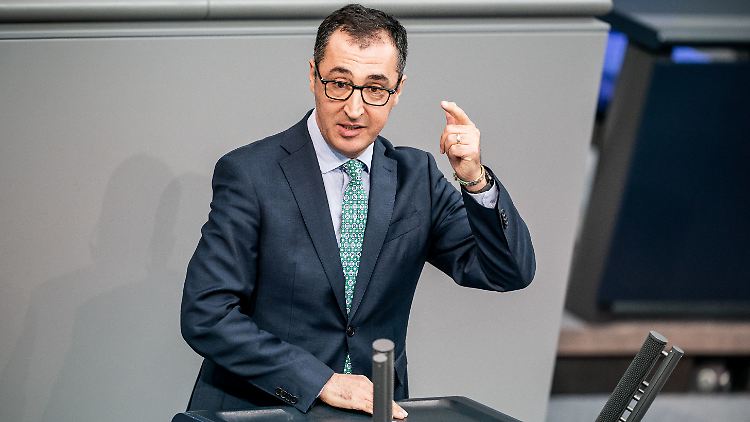 Cem Özdemir (Grüne) warb noch einmal für das Tempolimit.