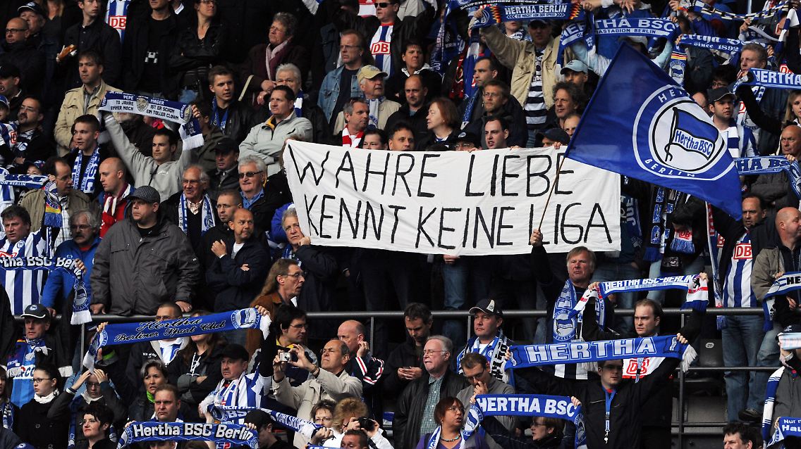 Auch Hertha BSC hat echte Fans.