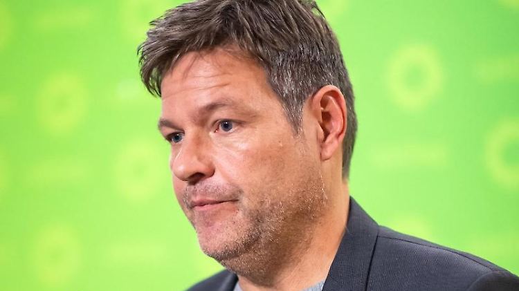 Robert Habeck, Bundesvorsitzender von Bündnis 90/Die Grünen, äußert sich bei einer Pressekonferenz. Foto: Bernd von Jutrczenka/dpa/Archivbild