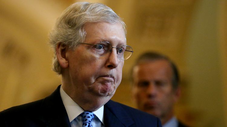 Mitch McConnell sagte, die Geschehnisse der vergangenen Wochen hätten die USA im Kampf gegen Terroristen zurückgeworfen. 