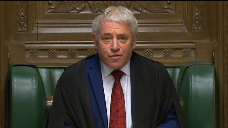 Wenn Parlamentspräsident Bercow grünes Licht gibt, kommt es noch am Montag zur Abstimmung im Unterhaus.