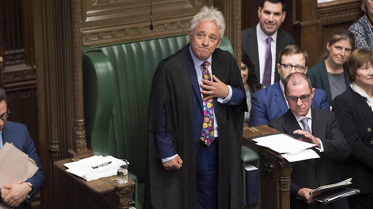 Parlamentspräsident Bercow ist inzwischen eine Reizfigur für die Regierung in London.