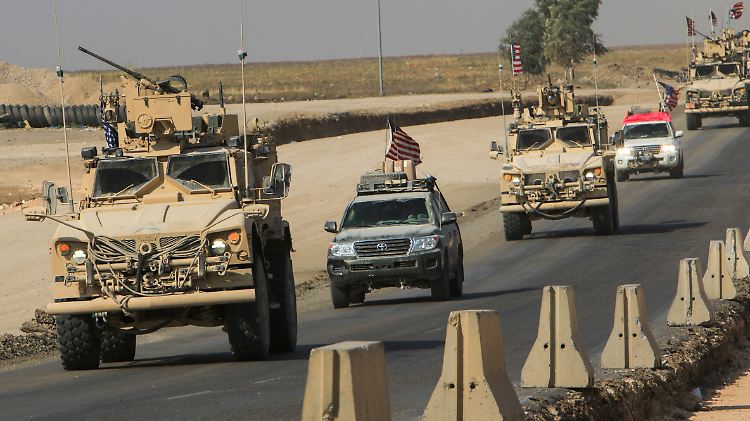 Diese US-Fahrzeuge sind aus Syrien abgezogen. Vollziehen die USA nun eine Kehrtwende bei ihrer Syrien-Politik?