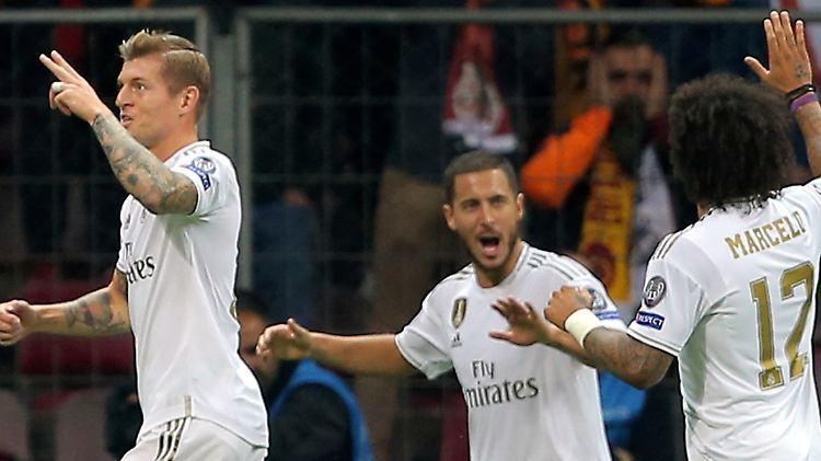 Kroos trifft in seinem 100. Champions-League-Spiel.
