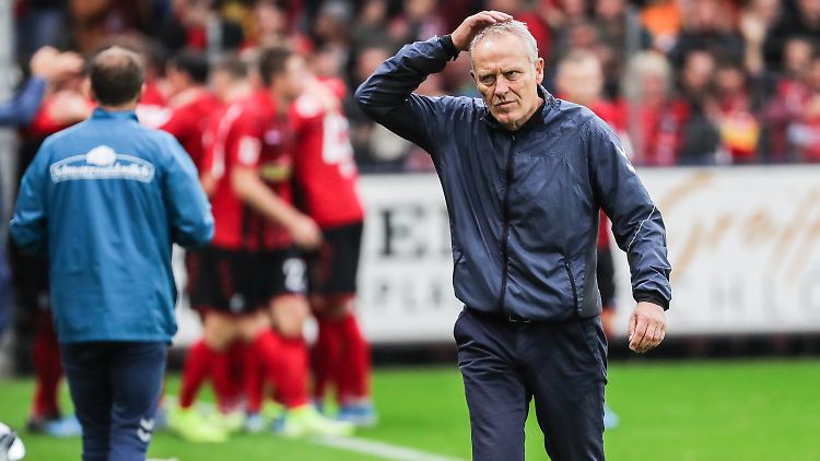 Was ist da los? Freiburgs Trainer Streich und sein Sport-Club haben für das neue Stadion bemerkenswerte Lärmschutz-Auflagen erhalten.