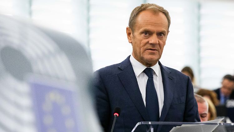 EU-Ratschef Tusk will die EU-Länder dazu bringen, einer Brexit-Verschiebung zuzustimmen.