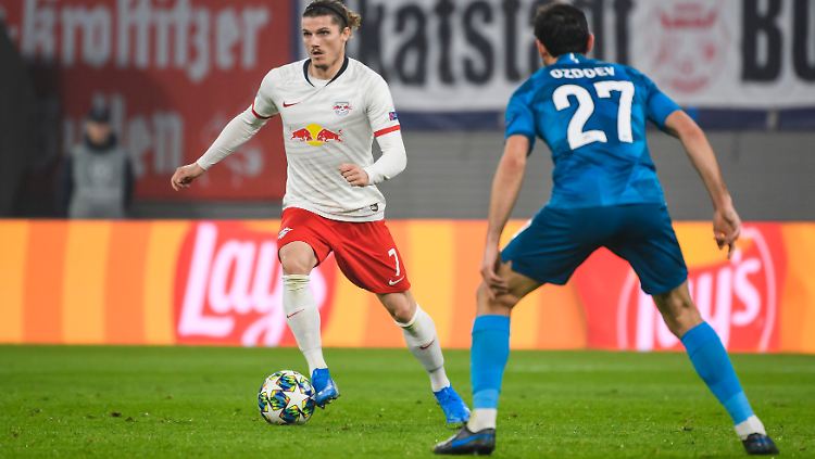 Sabitzer schoss den sehenswerten Treffer zum 2:1 für die Rasenballsportler.