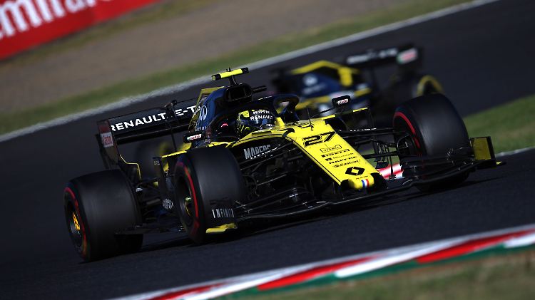 Nico Hülkenbergs Renault während des Großen Preises von Japan.