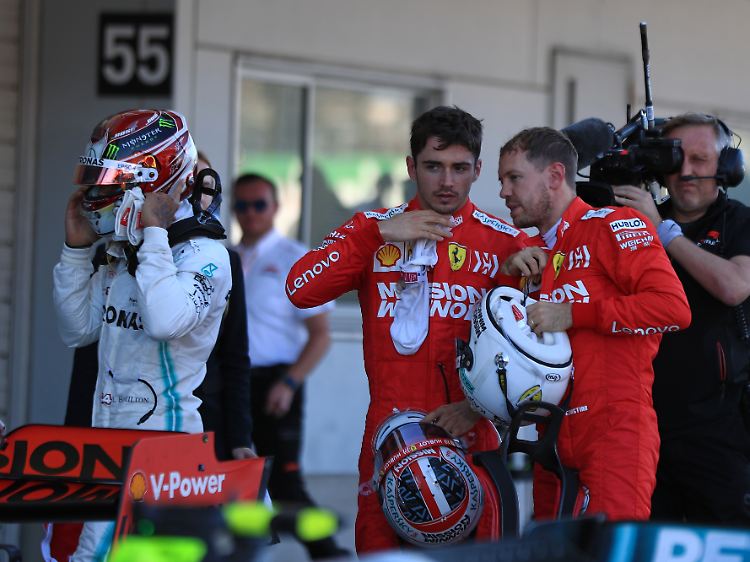 Können die beiden Ferrari-Streithähne Leclerc und Vettel einen vorzeitigen Hamilton-Triumph verhindern?