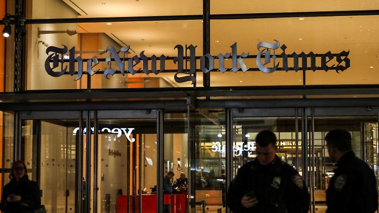 Trump bezeichnete die angesehene "New York Times" als "Fake-Zeitung".