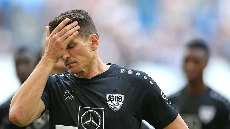 Mario Gómez erlebte mit seinem VfB Stuttgart einen bitteren Nachmittag in Hamburg.