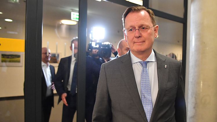 Bodo Ramelow könnte trotz Wahlsiegs seinen Posten als Ministerpräsident aufgeben müssen.