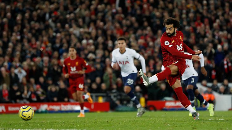 Mohamed Salah schoss den FC Liverpool zum neunten Saisonsieg.